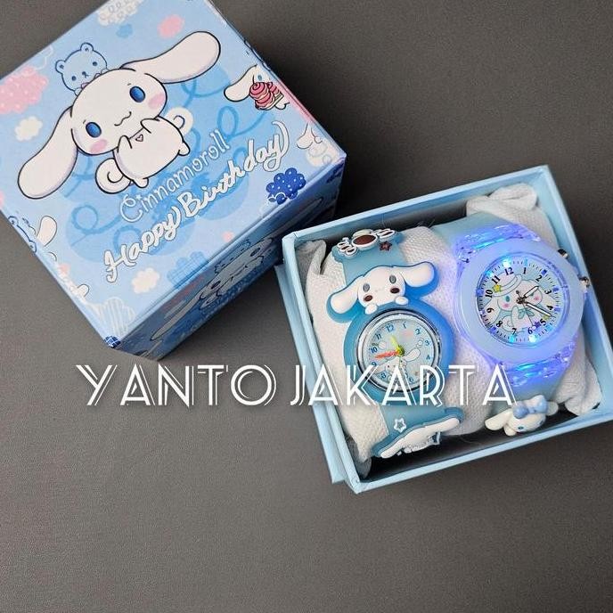 Jam tangan anak perempuan 2 in 1