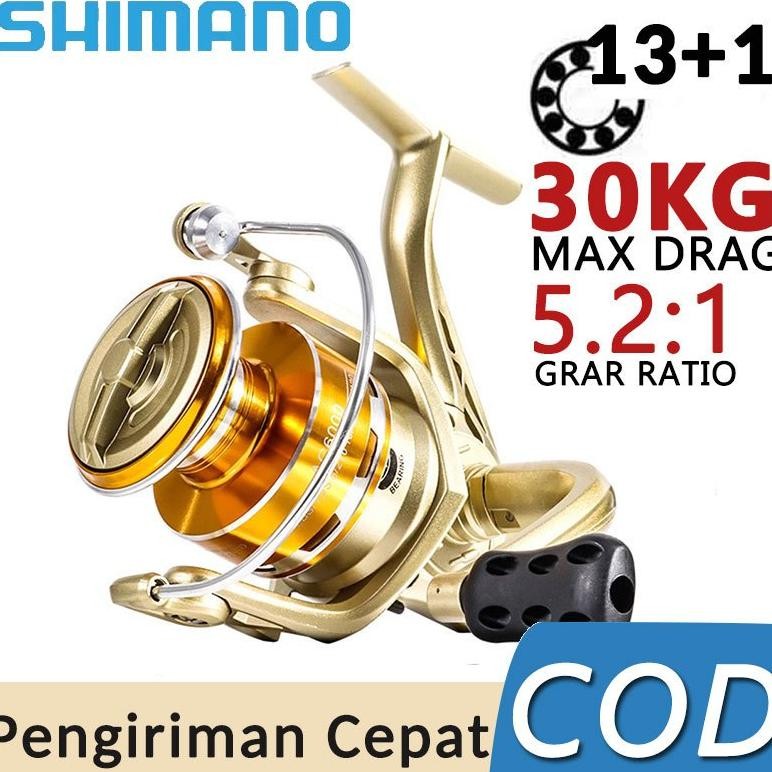 TERLARIS ShimanoCoralov AC1000-7000 Reel Pancing daido murah cuci gudang katrol pancing Spinning Ril