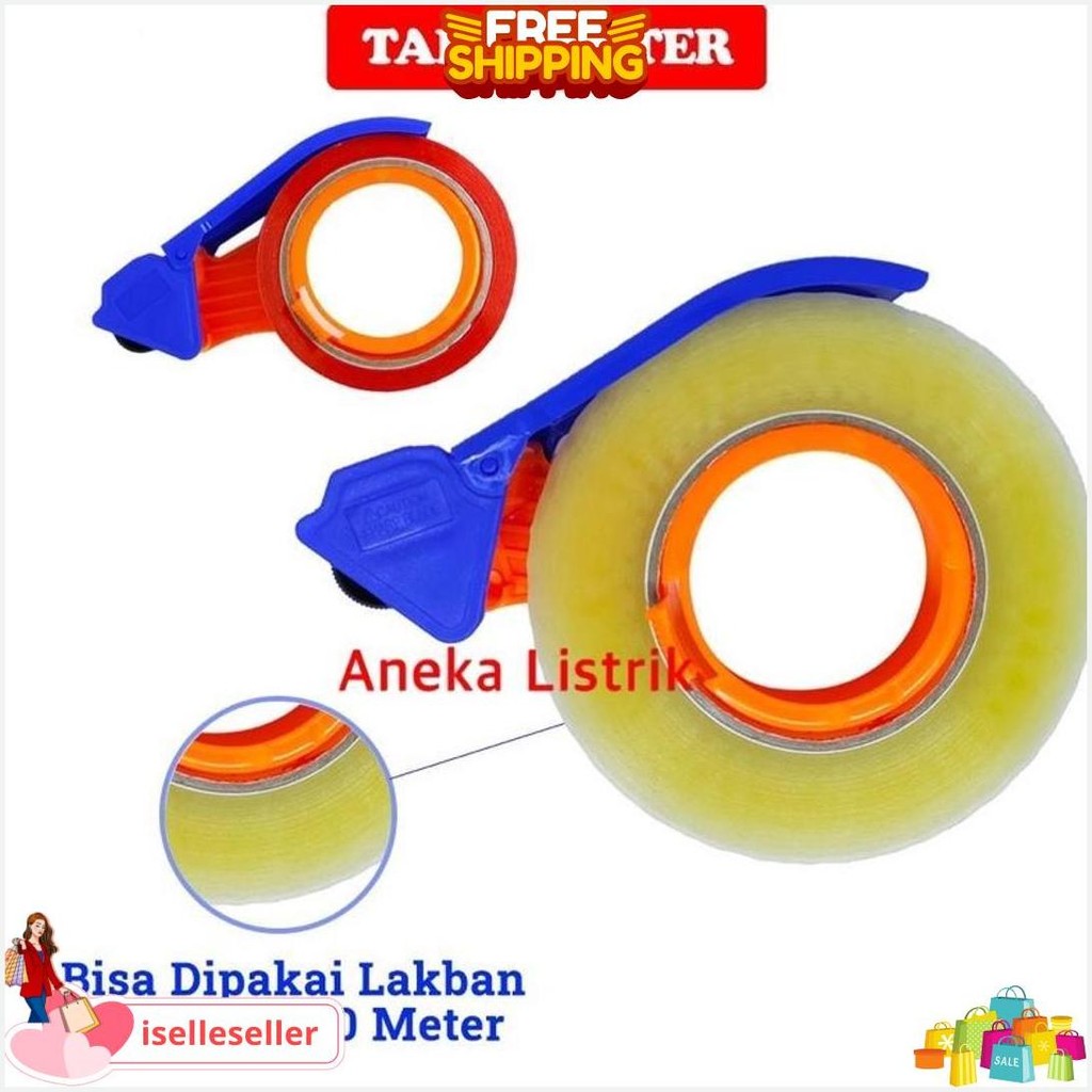 

Dispenser Tape Lakban 2 Inch Pemotong Lakban / Rumah Lakban / Tempat Isolasi Lakban Terlaris