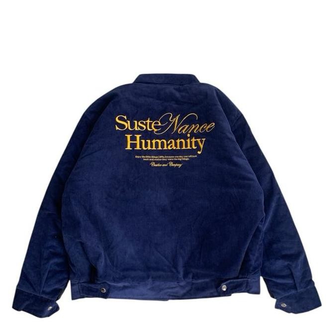 WORK JACKET BOXY ZEIND CORDUROY NAVY JS