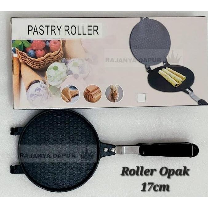 NEW Cetakan kue semprong premium teflon anti lengket - opak gapit premium - cetakan egg roll pastry 