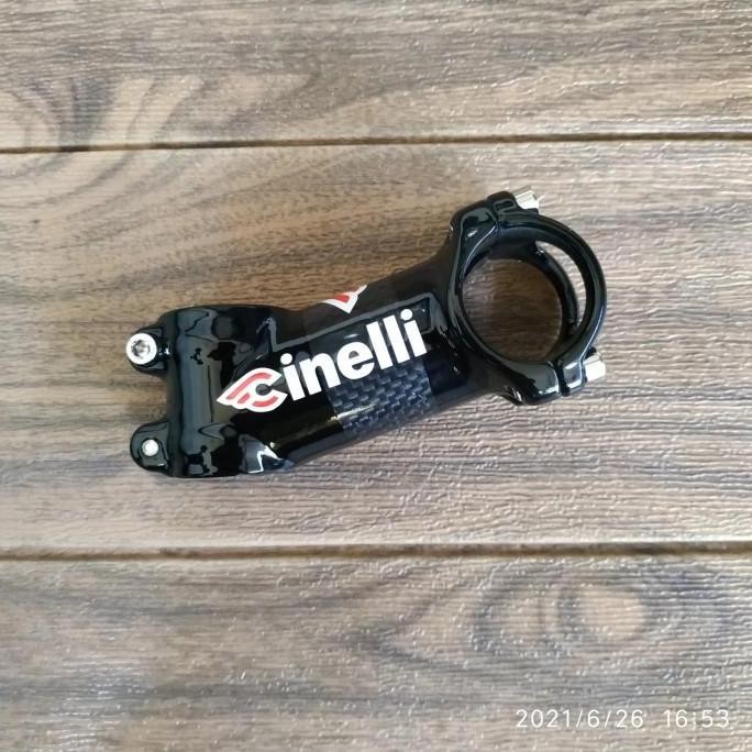 Promo Cinelli Stem 90 mm 17 Derajat Oversize OS 31.8mm Glossy COD