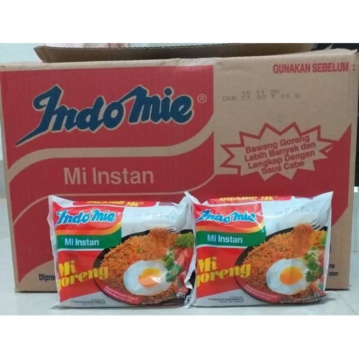 

ES Indomie Goreng 1 dus 85gr Isi 40 bungkus EXP 12 maret 2026 barang baru packing babelwrab