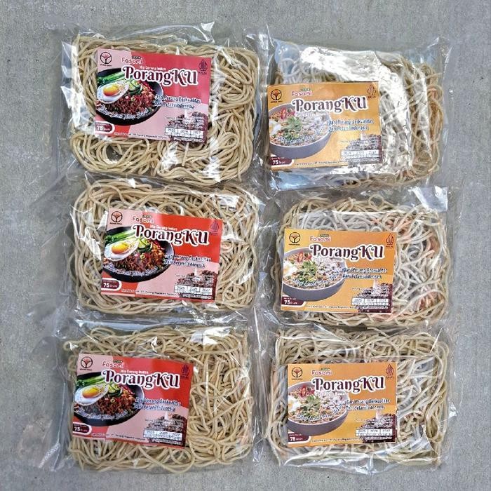 

ES Mie Porang | Paket 6 Bungkus Mie Instan PorangKU All Varian Goreng dan Kuah