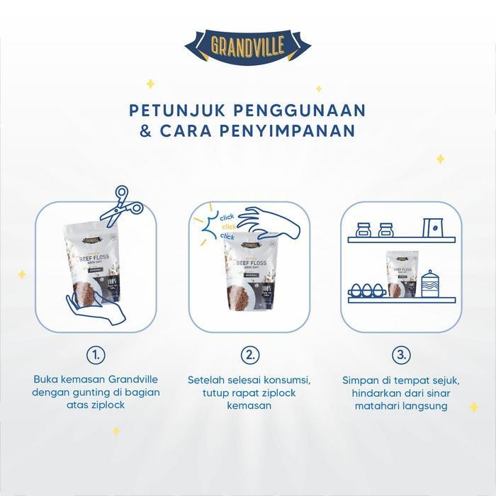 

SNS Grandville Abon Sapi & Ikan Crunchy Halal Duo Mix Pack - Aman untuk anak usia MPASI