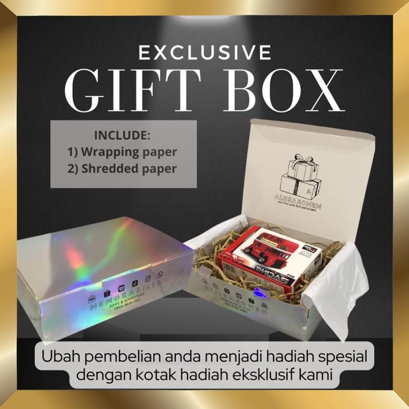 

Diskon Gede Gift Box Special Pemberian Kotak Kado Hadiah Exclusive Opsional Tanpa Sticker Hologram HUQ-67