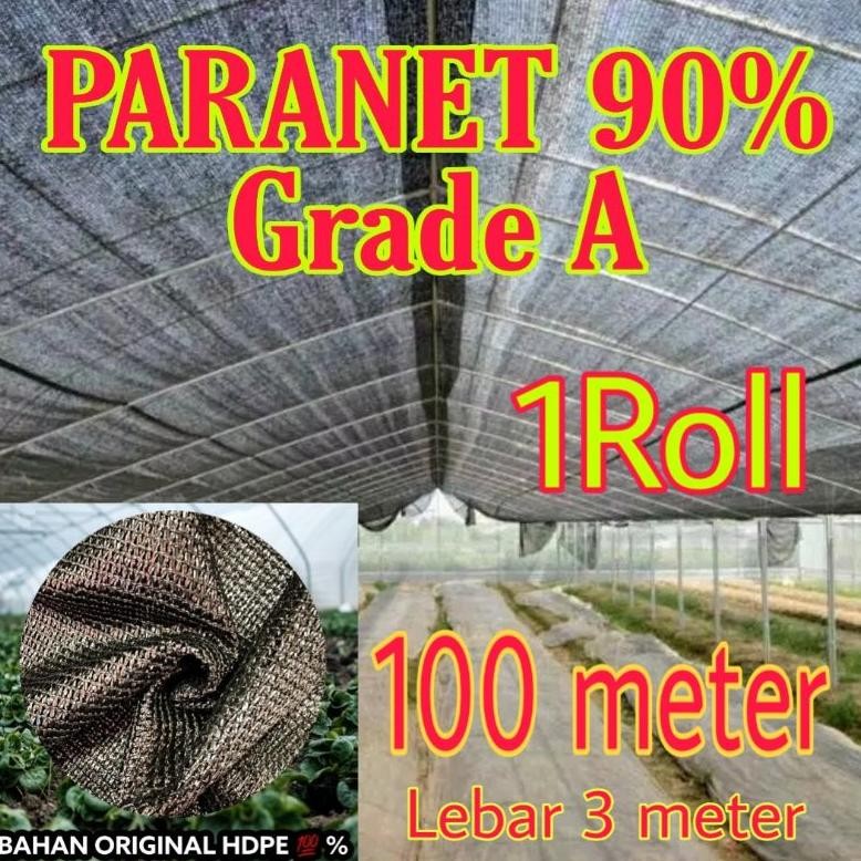 PARANET 90% GRADE A ( 1 Roll ) 100 meter * Lebar 3 meter