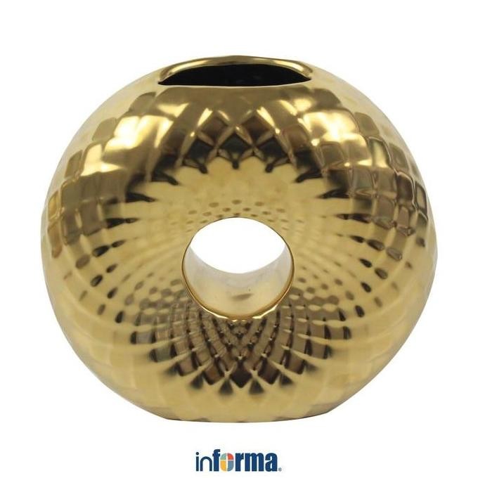 INFORMA VAS KERAMIK DONATELA - GOLD