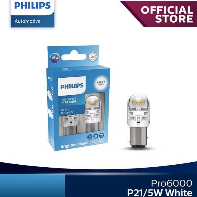 PROMO DISKON - Philips Ultinon Pro6000 Led P2/W White 6000K - 499CU60