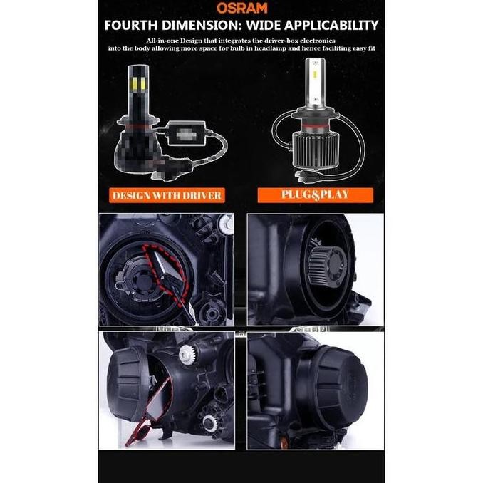 TERBARU - Lampu LED PAJERO SPORT 2008-20 Osram EASE LEDriving 4W 6000K Bohlam Mobil