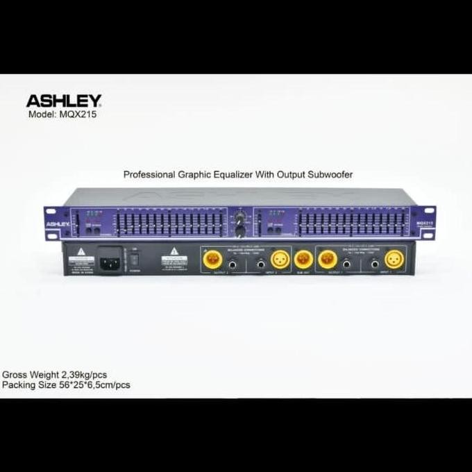 Equaliser Ashley Mqx215 Original Ashley Mqx 215