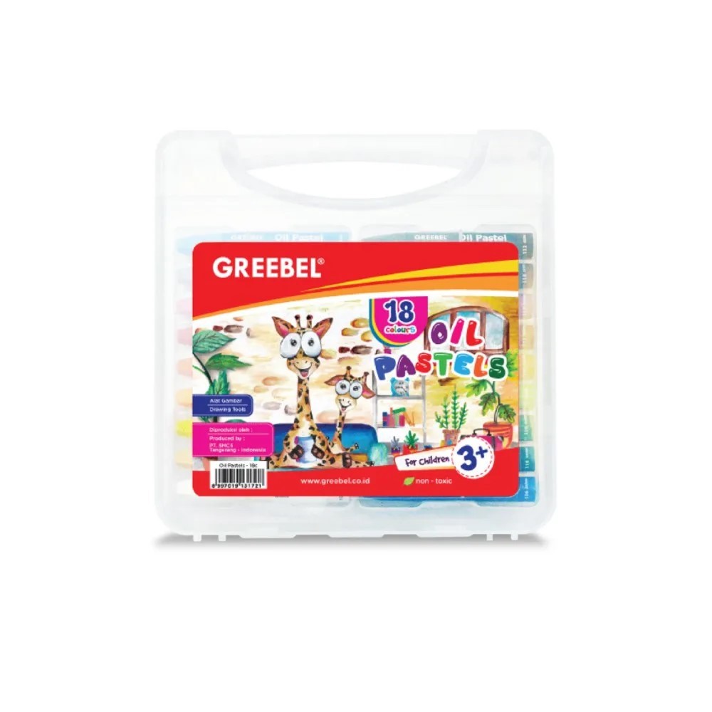 

(PCS)GREEBEL CRAYON / OIL PASTEL 18 CH