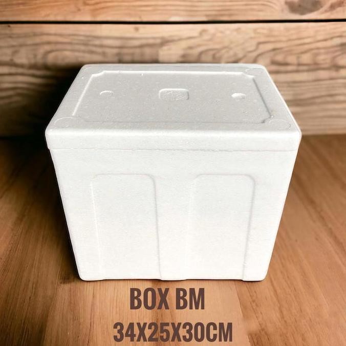 Box Styrofoam BM 34 x 25 x 30cm Foam Box