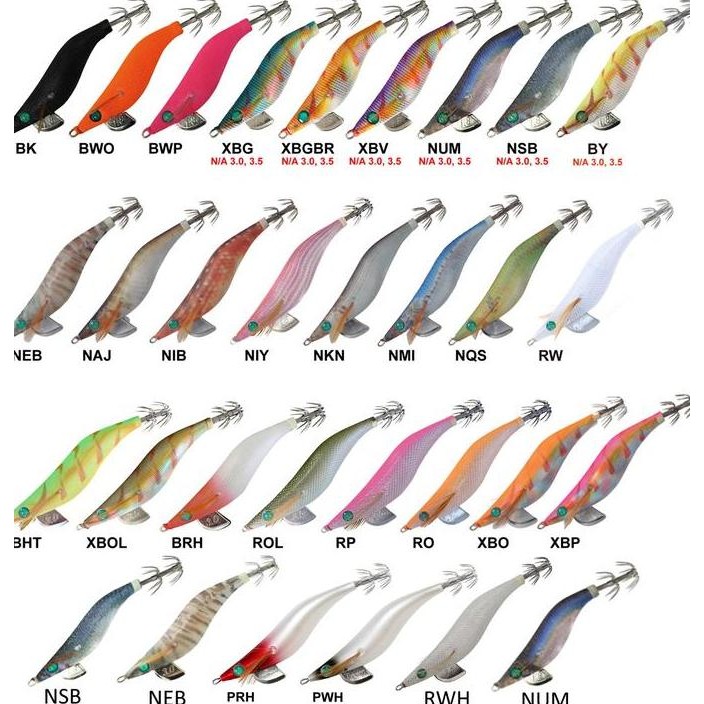 Yamashita Egi Sutte R Size 1.5 1.8 2.2 2.5 3.0 Eging Umpan Cumi Sotong