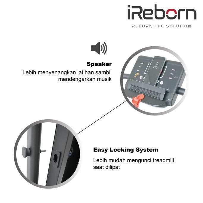 Alat Fitness Treadmill Elektrik iReborn Venio
