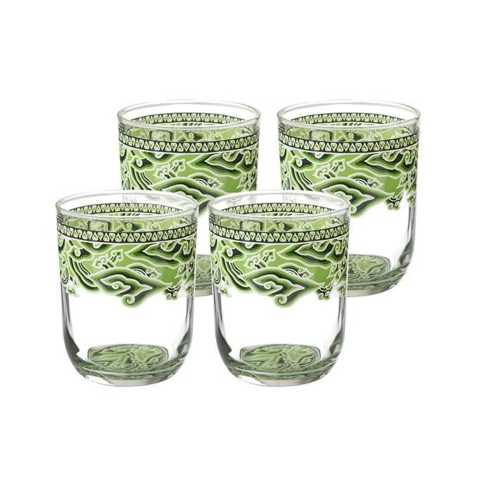 Brighton Glass Set Batik Mega Mendung GMB3904