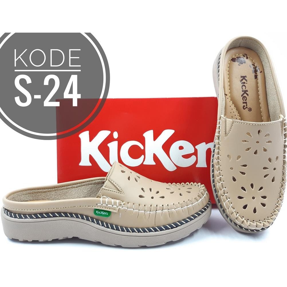 Kekinian Sepatu Sandal Kickers Wanita Kode S-24 / D-24 ,.