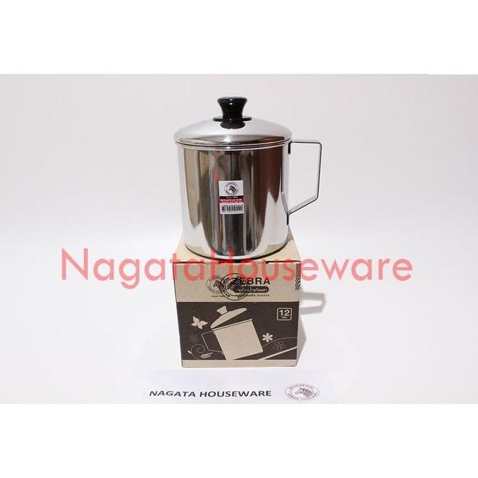 Gelas Mug Stainless / Mug Zebra / Mug Stenlis / Mug Stenles Tebal Mug with Lid Zebra 110112