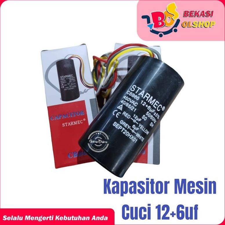 Paling Laris Kapasitor Mesin Cuci Double 5-10 Uf 450V Atau 6-12 Uf Original