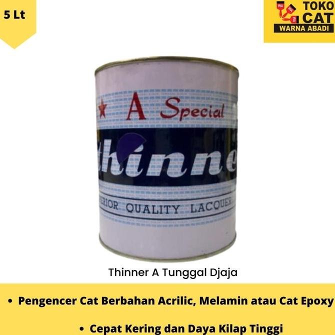 Thinner A Biasa Tunggal Djaja 5 Liter