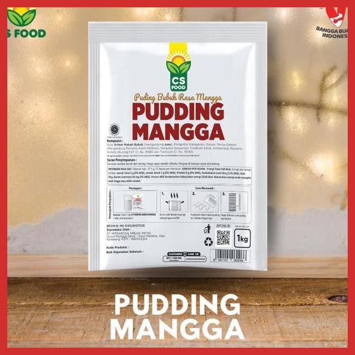 

PROMO BUBUK INSTAN SILKY PUDING MANGGA 1KG PUDDING LEMBUT PUDOT CS FOOD [BUMBU OLAHAN MAKANAN]