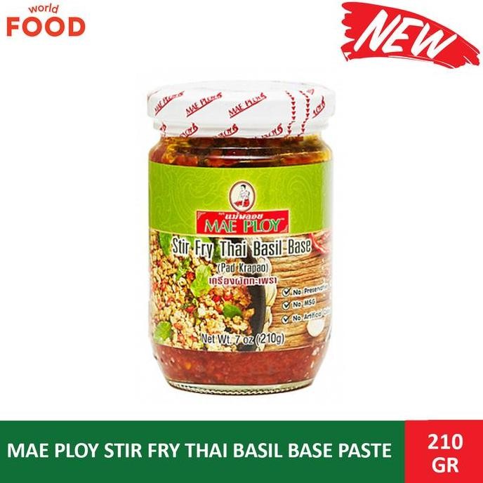 

Mae Ploy Stir Fry Thai Basil Base Paste 210Gr