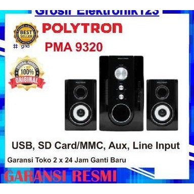 Multimedia Speaker Bluetooth Polytron Portabel PMA-9320 PMA9320
