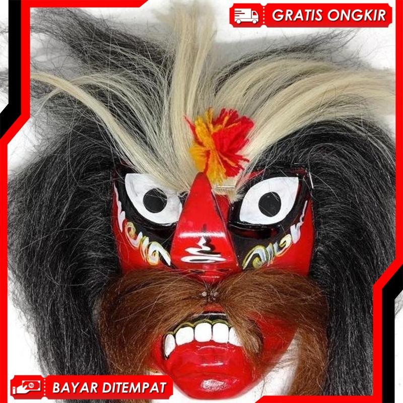 - Promo Terbaik  - BUJANG GANONG/GANONGAN GRADE A / Ganongan Jambul / topeng ganong pakem/ganongan p