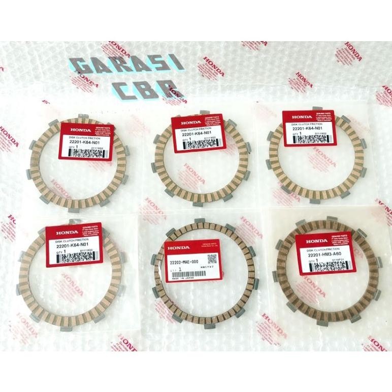 Kampas Kopling Set CBR 250RR K64- Paket Kampas kopling CBR 250RR K64