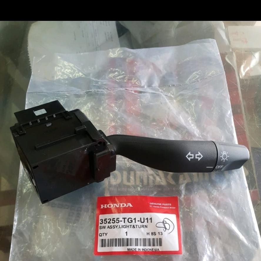 saklar switch sen lampu utama kanan stir honda brio mobilio