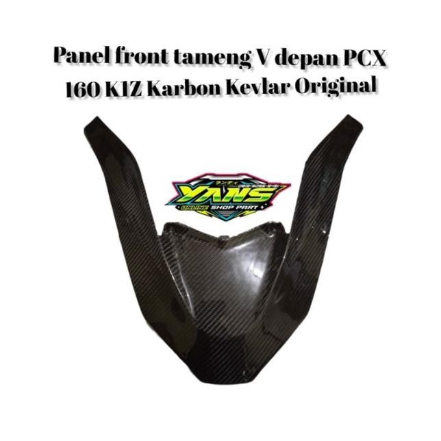 Garnish front panel tameng depan V pcx new 160 K1Z karbon kevlar Orinal