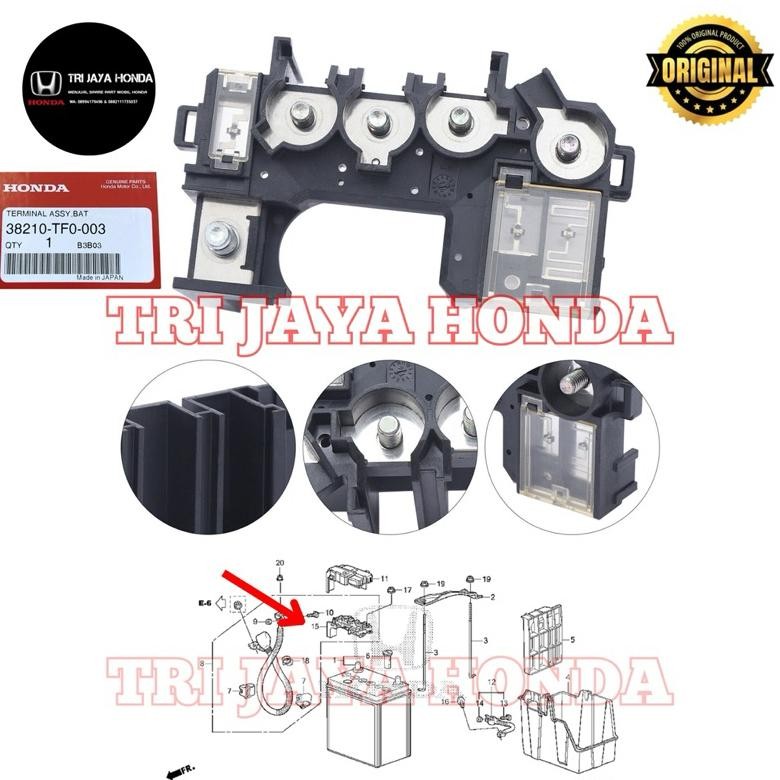 Terminal Battery Fuse Skring Sikring Kepala Aki Freed Mobilio BRV Brio Jazz S RS GE 8 City GM 2 Orin