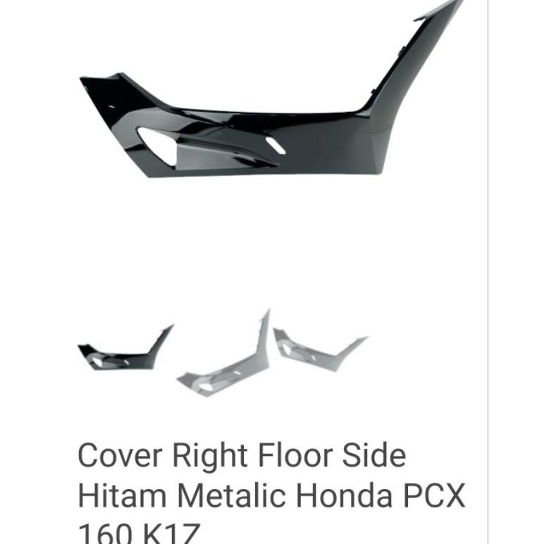 Cover Under side pcx 160 hitam metalik satuan ori ahm