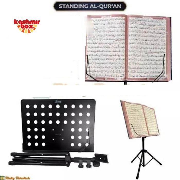 rf-45 TC21 Up15 Standbook Tripod standing penyangga al quran - stand buku Rehal- rekal- lekar berdir