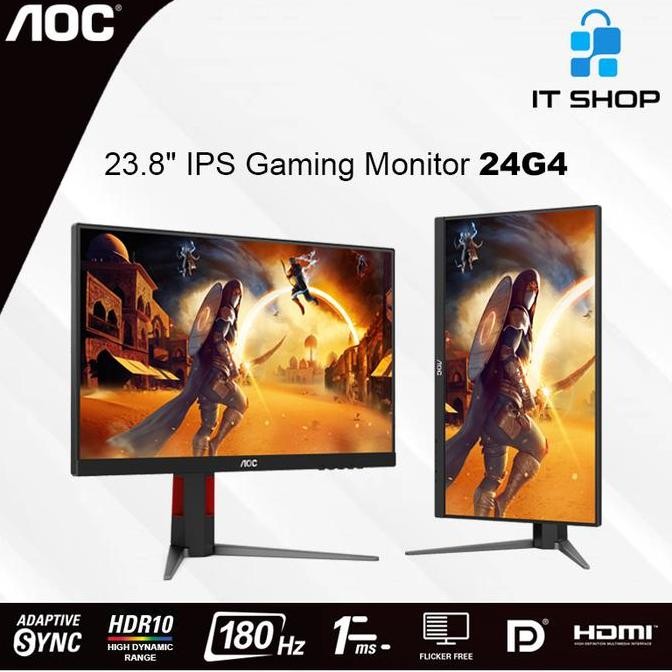 AOC 24G4 AdaptiveSync Gaming Monitor 23.8 inch