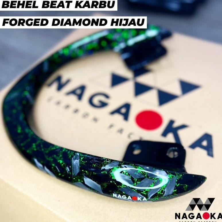BEHEL BEAT KARBU REAL CARBON FORGED DIAMOND PREMIUM KEVLAR KARBON LAMA PEGANGAN JOK VELG KNALPOT STO