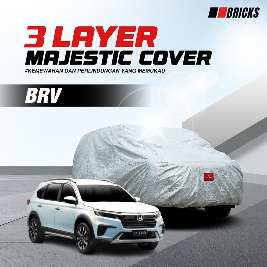 3 Lapis Body Cover Mobil BRV Sarung Mobil Honda Brv Outdoor