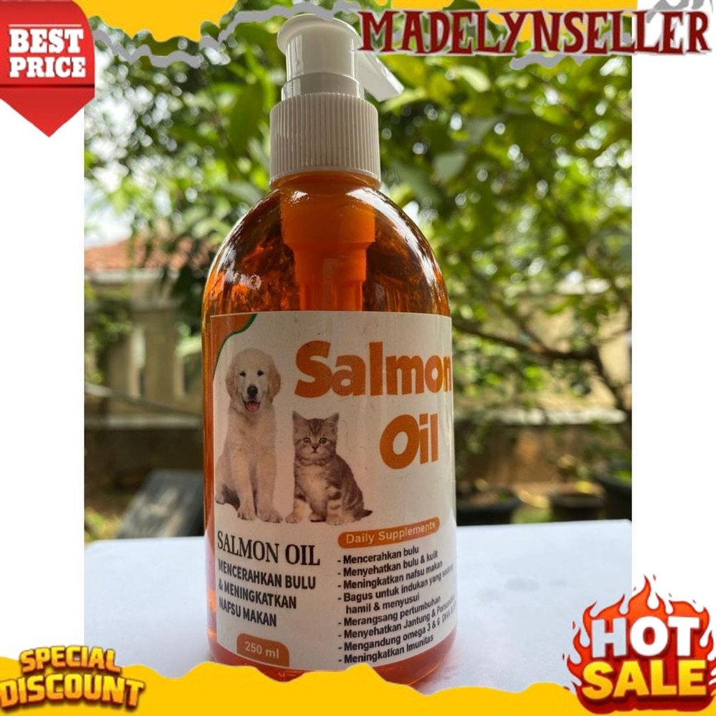 Super sale 60ml - 250ml - MINYAK IKAN SALMON / SALMON OIL / MINYAK SALMON / MINYAK IKAN / VITAMIN BU