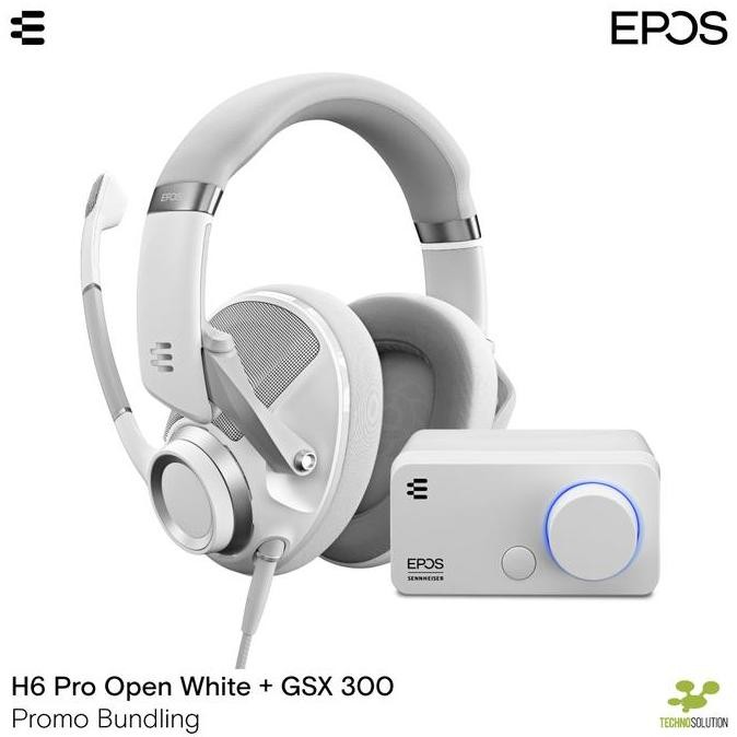 EPOS H6 PRO OPEN / CLOSED + GSX 300 - GAMING HEADSET / SOUNDCARD