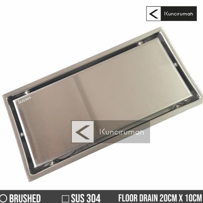 smart floor drain 20 cm/Floor drain 20cm x 10cm / Saringan got SUS 304 SMR