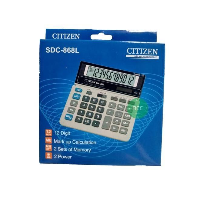 

Kalkulator Citizen SDC-868L BS
