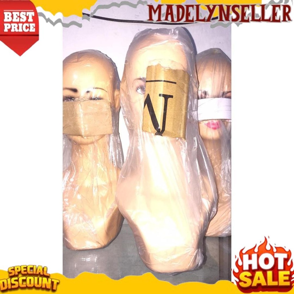 Flash sale MANEKIN KEPALA DEWASA / Jual Patung Kepala Jilbab Dewasa / Jual Patung Produk Kepala Dewa