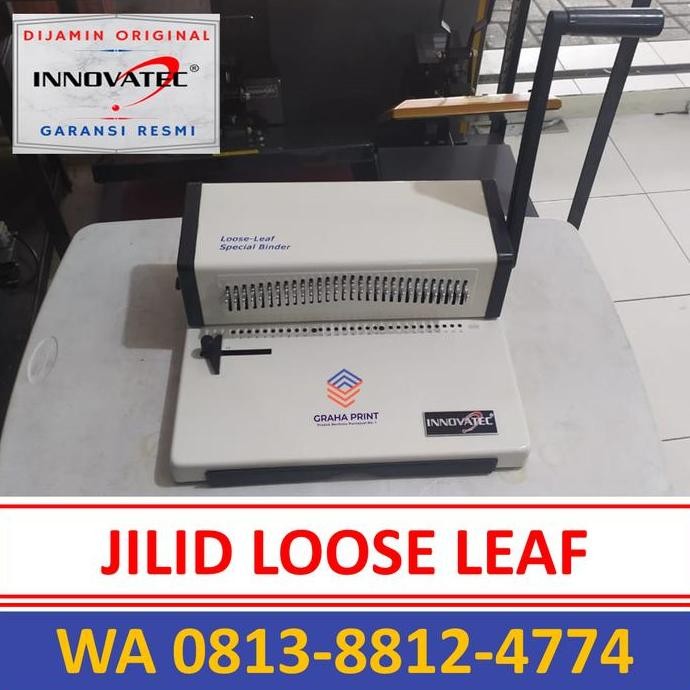 

TERBARU - Mesin Binder Loose Leaf INNOVATEC Alat Jilid Pelubang Buku Loose Leaf