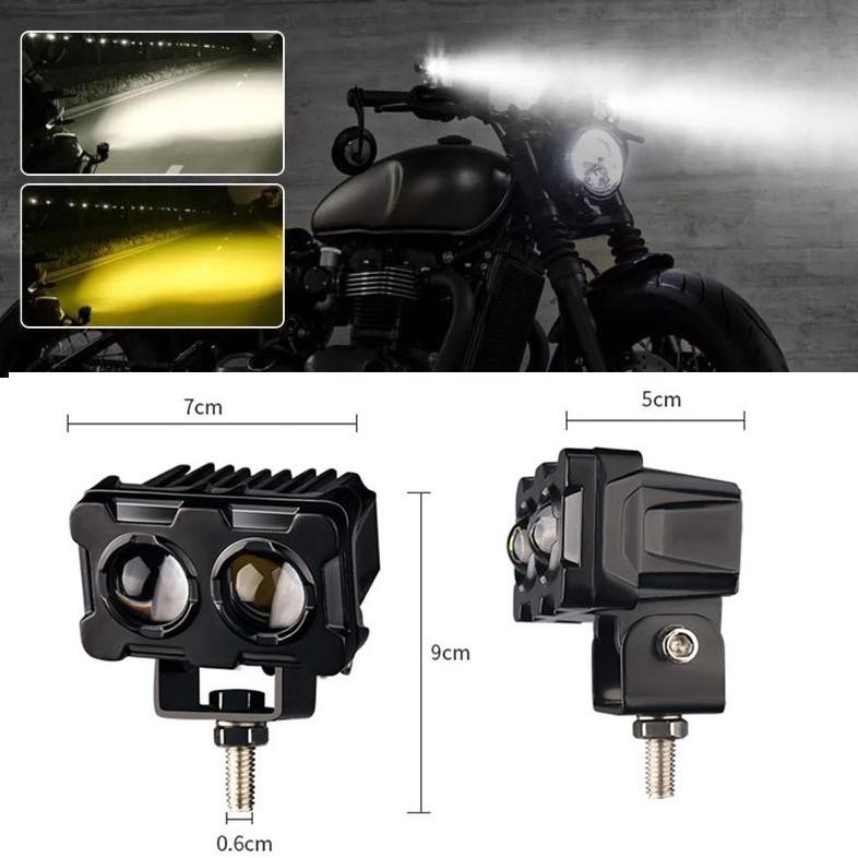 100% Ori Fj-44 Lampu Tembak Sorot Led Laser 2 Mata/Lampu Sorot Led/Lampu Tembak Sql 2 Mata Polos Sup