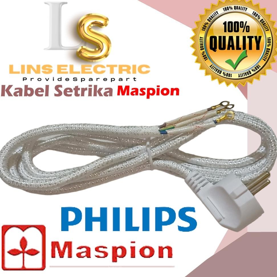 Racun Shopee Gha-65 Kabel Setrika Philip/Maspion 3 Kabel Universal Hemat Rt-4