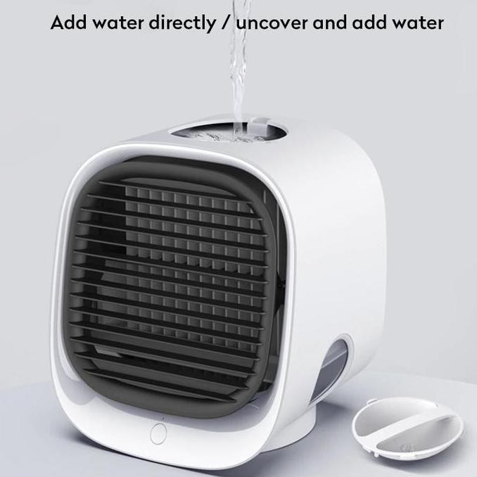 Air Cooler Fan Portable Kipas Ac Mini Penyejuk Ruangan Kamar Tidur 300Ml - M201
