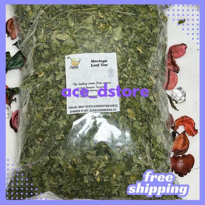 

SIMPLISIA MORINGA KELOR KERING 500 GRAM - REMPAH BU RISMA BY ACE D'STORE