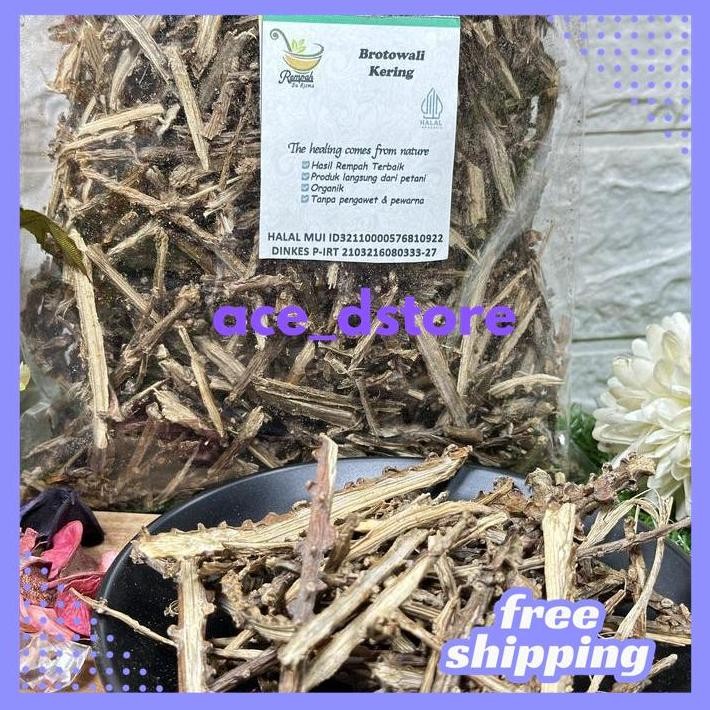 

SIMPLISIA BROTOWALI KERING BERAT BERSIH 500 GRAM BY ACE D'STORE