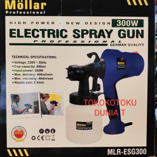 Electric Spray Gun Mollar ESG300 Spray Painter 300W