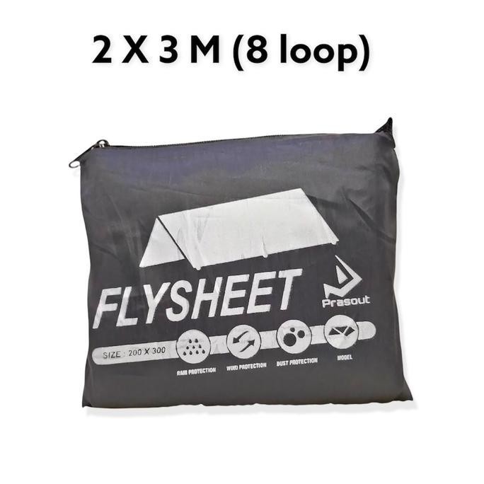 Flysheet / Terpal Tenda 2x3 m